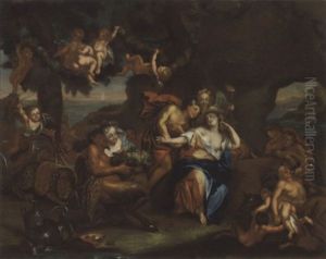 Bacchus' Ankunft Bei Ariadne Auf Naxos by Johann Ulrich Schnetzler