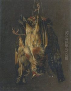 Drei Erlegte Distelfinken by Michael Johann Schnitzler