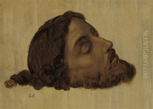 Das Haupt Johannes Des Taufers by Hans Veit Freidrich Schnorr von Carolsfeld