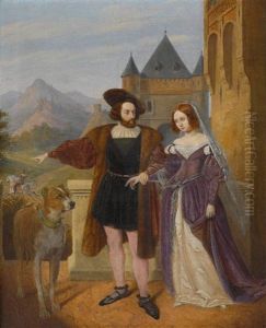 Der Abschied Des Geliebten by Julius Schnorr Von Carolsfeld