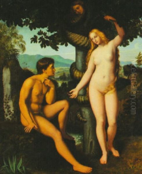 The Temptation Of Adam And Eve - view 1