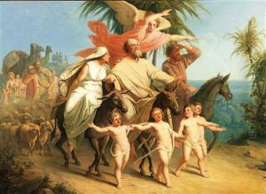Abraham Beholds The Promised Land by Ludwig Ferdinand Schnorr von Carolsfeld