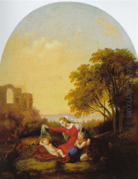 Anbetung Des Schlafenden Jesuskindes - view 1