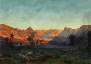 Blick Von Schonbuhl Gegen Vitznauerstock by Jost Schnyder von Wartensee