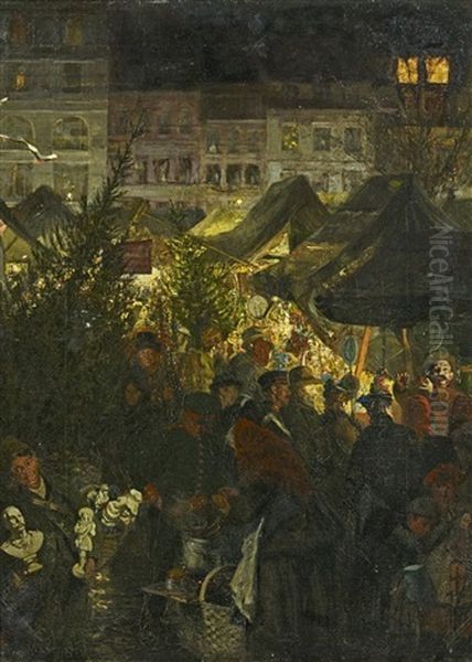 Abendstimmung Am Berliner Weihnachtsmarkt - view 1