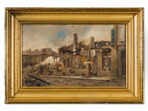 Market Square In Nancy by Georg Schoebel