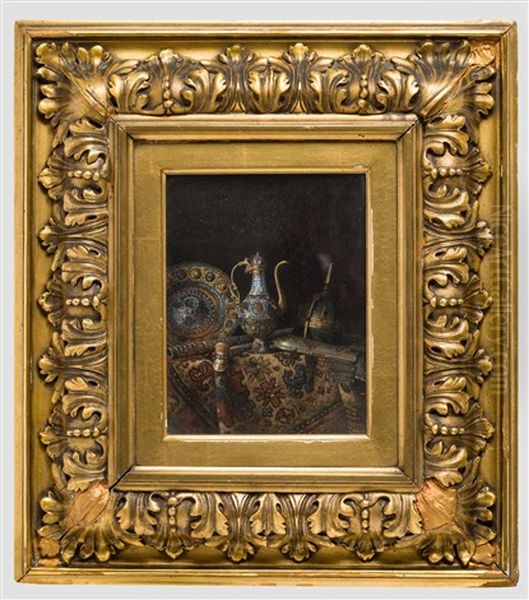 Max Schodl, "orientalisches Stilleben", Datiert 1884 - view 1