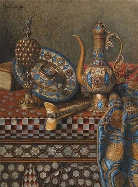 Still Life With Decorative Oriental Objects - view 1