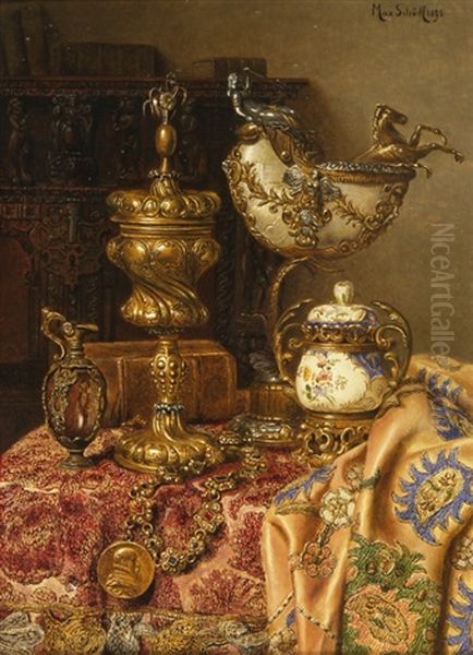 Prunkstillleben Mit Nautiluspokal - view 1