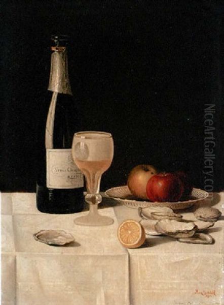 Stilleben Mit Austern Und Champagner - view 1