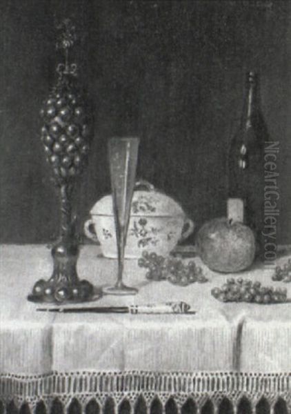 Still Life With Champagne Flute - view 1