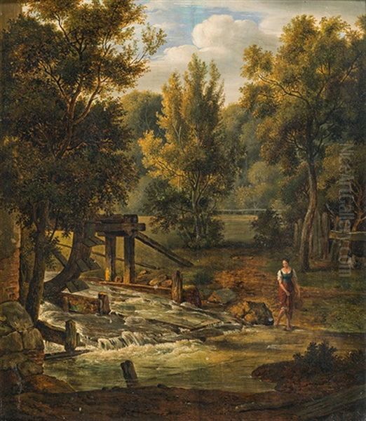 Landscape With A Watermill - view 1