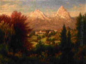 Kloster Ingenbohl Mit Blick Auf Schwyz Und Die Mythen