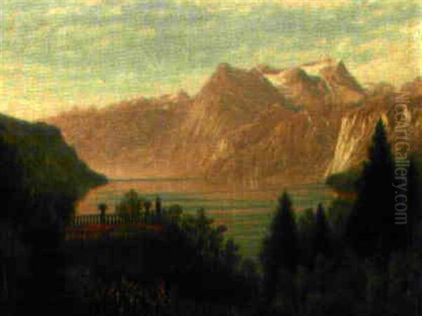 Blick Vom Villagarten Auf Den Urnersee - view 1