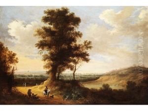 Landschaft Mit Figurenstaffage by Johannes Pietersz Schoeff