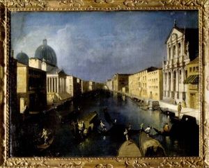 Ansicht Des Canale Grande by Josef August Schoefft