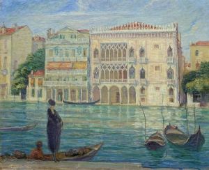 Grand Canal Overlooking Ca D'oro by Harriette Bowdoin