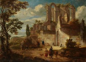 Paysage De Ruines Romaines