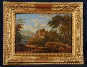 Paysage Vallonne Avec La Fuite En Egypte
