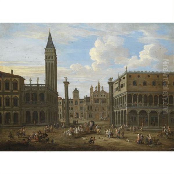 Venice, A Capriccio View Of Saint Mark's Square - view 1