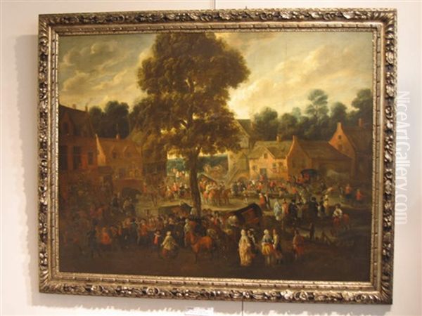 Market Day In The Village - view 1