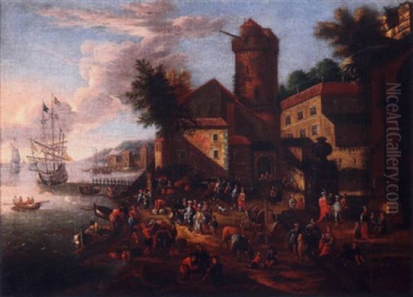 Scene Portuaire - view 1