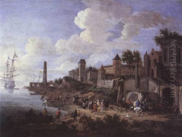 Scene Portuaire Animee - view 1
