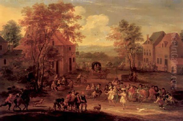 A Festival In A Country Village - view 1