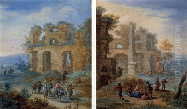 Personnages Dans Des Ruines - view 1