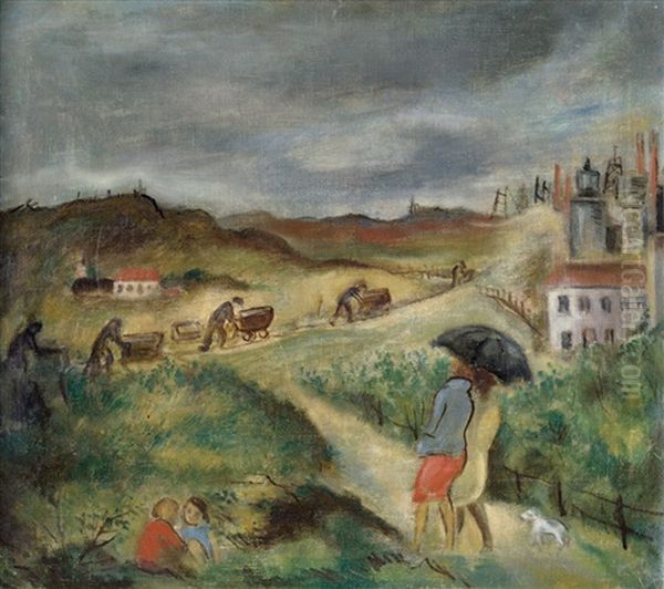 Vorstadt Mit Lorenschiebern - view 1