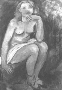 Akt by Otto Schoff