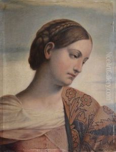 Jeune Femme Reveuse by Marie Schoffmann
