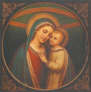 Muttergottes Mit Kind by Marie Schoffmann