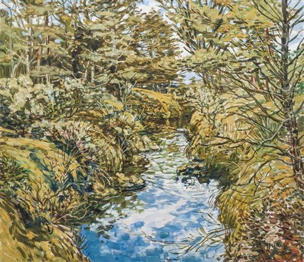 Spring Along The Stream - view 1
