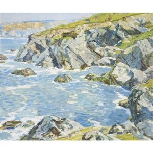 Wood's Cove, Laguna Beach (the Little Cove, Laguna Beach) by Walter Elmer Schofield