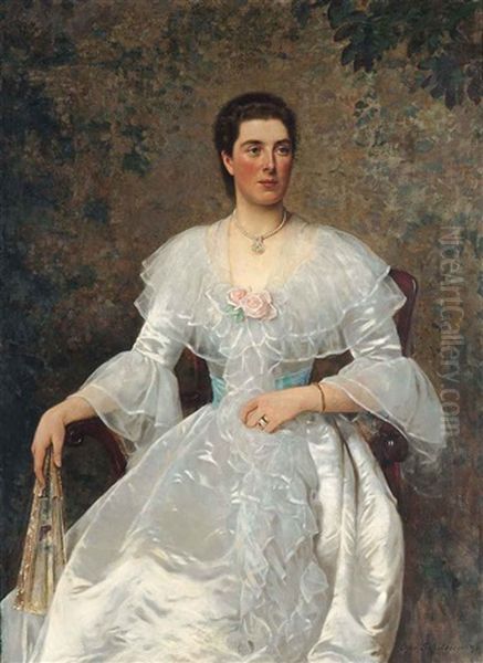 Portrait Of Charlotte Smithson, Seated - view 1