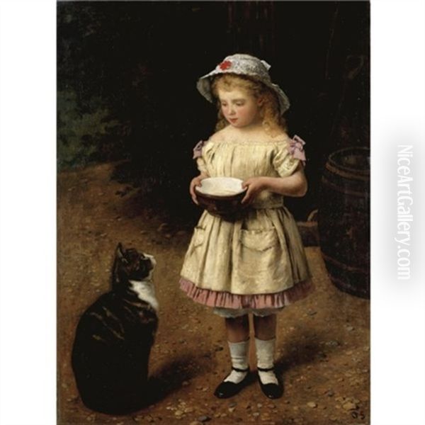 Kind Mit Katze (her Favourite Pet) - view 1