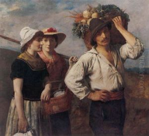 Heimkehr Von Der Ernte by Otto Scholderer