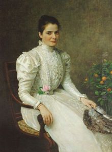 Lucy Scholderer by Otto Scholderer
