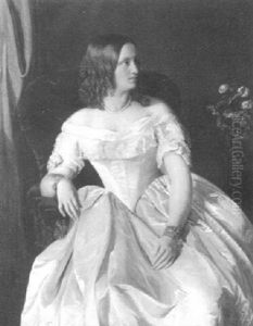 Bildnis Einer Jungen Adeligen Dame by Julius Scholtz