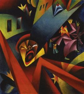 Nachtlicher Larm (nightly Noise) by Georg Scholz