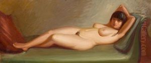 Nu Couche by Georg Scholz