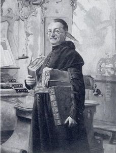 Der Klosterorganist Vor Seiner Orgel Auf Der Rokoko-empore