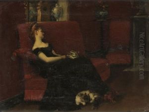 Femme A La Lecture by Francois Schommer