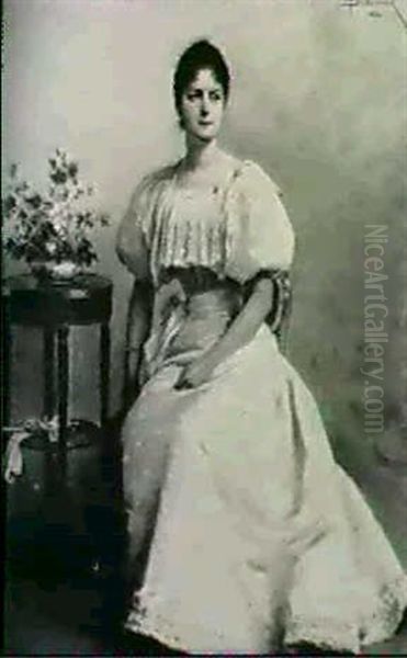 Portrait Of A Seated Woman - view 1