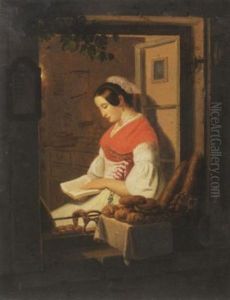 Das Betende Madchen by Friedrich Wilhelm Schon