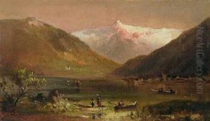 Zell Am See Mit Kitzsteinhorn by Alfred K.J.O. von Schoenberger
