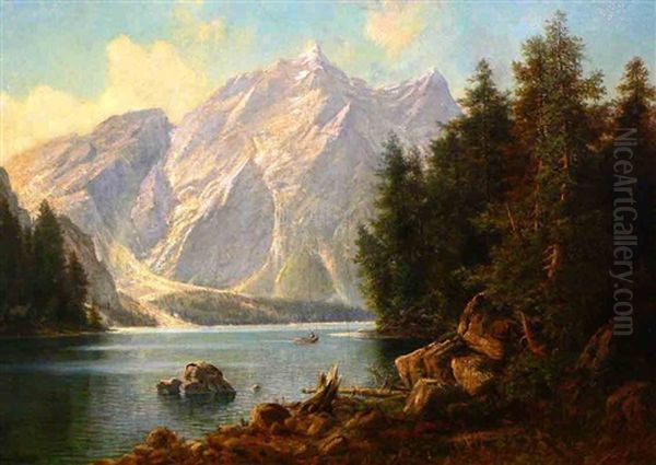 Gebirgslandschaft Mit See - view 1