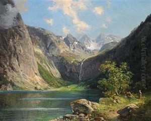 Sommerdag Ved En Bjergso