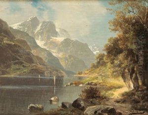 Gebirgssee by Alfred K.J.O. von Schoenberger